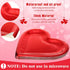 24 Pieces Thick Heart Shaped Paper Plates Disposable Party Plates 10.6 Inch Large Size Dinnerware Plates Decorative Tableware for Mother's Day, Wedding Birthday Grad Party Valentine's Day
