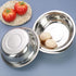 Zerdyne 4-Pack Small Kitchen Salad Bowls, Stainless Steel Prep Metal Mixing Bowls
