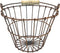 Wire Egg Basket 6" H 8" Dia Rust