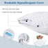 WAJ Shredded Memory Foam Pillow Queen Size Bed Cooling Pillows for Sleeping with Washable Bamboo Cover, Adjustable Gel Infused Foam Fill for Side Back and Stomach Sleepers
