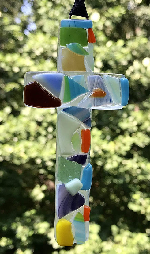 Heartfelt Sentiment With Handmade in USA Cross - Thank You Gift for Family/Friends/Colleagues/Caregivers/Gratitude Gift/Appreciation Gift for Mentor/Pastor/Minister