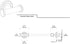 Gatco 4245AMX Latitude II Double Robe Hook, Matte Black
