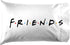 Friends Classic Logo 2 Pack Reversible Pillowcase - Super Soft Bedding (Official Friends Product)