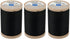 COATS & CLARK Dual Duty XP Heavy Thread, 125-Yard, Black (3 Spools, Black)