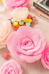 Large Paper Flower Decorations for Wall - White Pink Paper Flowers Wall Decor - Crepe Paper Flowers for Wedding Backdrop,Nursery Wall Decor, Birthday Party Backdrop Decor,Pink White Flowers Set/6