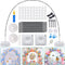 Anbeser Balloon Arch Kit - 9FT Tall & 10Ft Wide Adjustable Balloon Arch Stand with Water Fillable Base,50Pcs Balloon Clips,Balloon Pump Knotter-for Baby Shower, Wedding, Birthday, Graduation, Party Supplies Decorations
