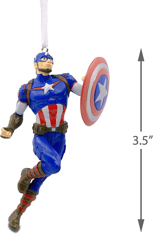 Hallmark Christmas Ornaments, Marvel Avengers Captain America Ornament