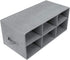 Sorbus Shoe Organizer Bin, 6 Section Cubby Shoe Shelves, Foldable Portable Detachable Closet Organizer Storage for Home Organization