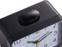 Tinload 4" Loud Crescendo Bell Alarm Clock Silent No Ticking,Snooze,Nightlight,Battery Operated,Easy Set(Black)