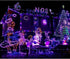 KAQ 115FT 300LED Purple String Lights Indoor/Outdoor, Waterproof Christmas Lights with 8 Modes, Clear Wire Fairy Tree Lights for Garden Patio Bedroom Wedding Xmas Decorations