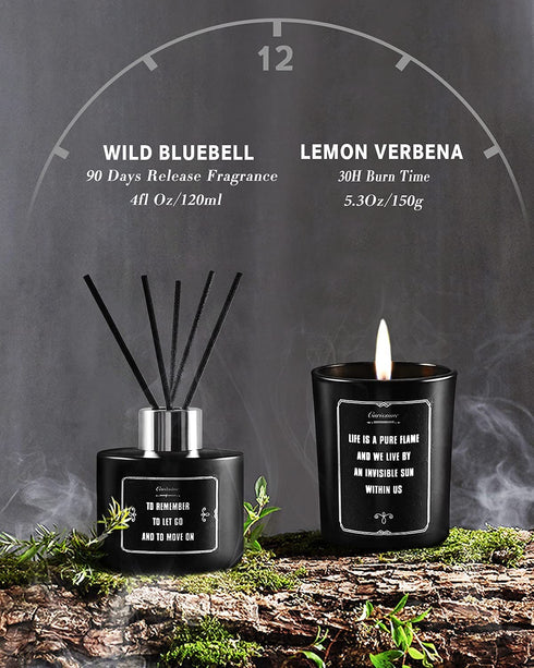 Birthday Gifts for Men Boyfriend Brother Dad Him, Scented Candle and Reed Diffuser Gift Set for Men, Relaxation Gifts for Him Husband Boyfriend, Housewarming Gift, Candles for Home Scented Mens Gifts