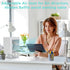 Portable Air Conditioner, Built-in 5000mAh Rechargeable Battery, 800 ML Water Tank, Personal Air Cooler with 3 Wind Speeds, 1/2/4/8H Evaporative Air Cooler for Home Office Bedroom