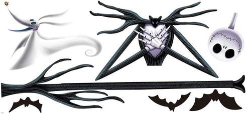 RoomMates RMK3765GM The Nightmare Before Christmas Jack Peel and Stick Giant Wall Decals