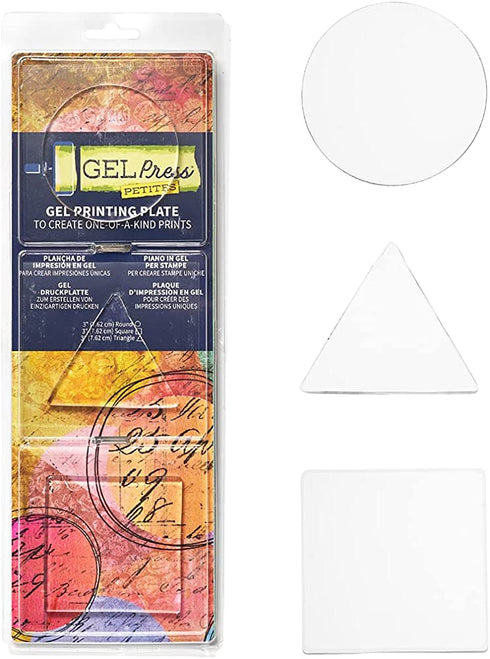 Gel Press Petites, 3" Circle Triangle Square 10812-CIR