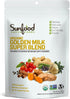 Sunfood Golden Milk Super Blend – Organic Turmeric Latte + Superfoods: Ginger, Maca, Goji, & More | All- Natural, Healthy & Clean Coffee Alternative | Non-GMO, Gluten-Free, Vegan | 6 oz / 56 Servings
