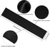Aneco 12 Pack Satin Table Runner 12 x 108 Inch Black Long Wedding Satin Silk Table Runner for Wedding Banquet Graduations Birthday Party Decoration