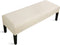 ATFWEL Jacquard Bench Cover,Stretch Anti-Dust Removable Dining Bench Slipcover Washable Bench Seat Protector Cover for Living Room,Bedroom,Kitchen (Beige)