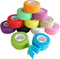 12 Pack Self Adhesive Wrap Bandage - Vet Wrap for Pets, Stretch Self-Adherent Cohesive Tape Breathable Athletic Tape Rolls (1 Inches x 5 Yards Each, 12 Colors)