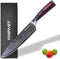 KNIFAST Chef Knife Kitchen Knife, Germany High Carbon Stainless Steel Professional Chef Knife, Ultra Sharp, Forged (Chef knife)