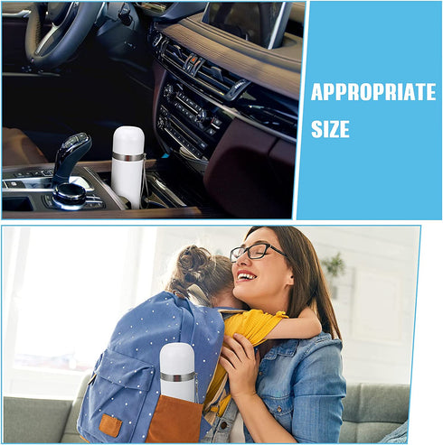 12 oz Sublimation Blank Tumblers Cups Vacuum Stainless Steel Tumblers with Lids White Vacuum Tumblers for Sublimation DIY Tumblers Coffee Travel Mug for Office Travel Outdoors (2 Pieces)