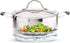 Steamer Basket Stainless Steel Vegetable Steamer Basket Folding Steamer Insert for Veggie Fish Seafood Cooking, Expandable to Fit Various Size Pot (7.1" to 11")