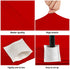 BDDC Table Cover, Fitted Table Clothes for 6 Foot Rectangle Tables, Red Table Cloths for Parties, Wedding, Banquet and Festival (Red, 6 Ft)