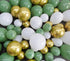 Boognt DIY Sage Green and White Balloon Garland Arch Kit for Boho Jungle Safari Outdoor Woodland Baby Shower Eucalyptus Wedding Bridal Shower Birthday Backdrop Party Decoration