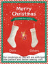 Kunyida Pack 4,18" Unique Ivory White Knit Christmas Stockings