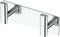 Gatco Elevate All Modern D©cor Rectangle Double Hook, Chrome
