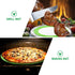 BESTonZON Silicone Baking Mats, 3-Pack Non-Stick Round Silicone Baking Sheet Liner,Reusable Heat Resistant Baking Pastry Sheets Round(Green)