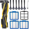 Cyorka 12 Pack Replacement Parts for Shark AV911S EZ IQ R101AE (RV1001AE) IQ R101 (RV1001) Robot Vacuum Cleaner Replacement Kit 1 Main Brush, 3 Filters,6 Side Brushes, 1 Pre Filter,1 Cleaning Brush