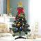 Artificial Mini Christmas Tree, 24 Inch Small Table Top Christmas Tree with Lights Hanging Ornaments Tree Star Topper for Kids Christmas DIY Project for Xmas Home Indoor Desk Tabletop Decoration
