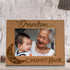 KATE POSH Grandson I Love You to The Moon and Back Engraved Wood Picture Frame, Grandma Grandpa Gifts, Christmas, Birthday, Mother's Day, Father's Day (4x6 Horizontal)