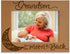 KATE POSH Grandson I Love You to The Moon and Back Engraved Wood Picture Frame, Grandma Grandpa Gifts, Christmas, Birthday, Mother's Day, Father's Day (4x6 Horizontal)