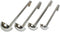 CucinaPrime Set of 4 Stainless Steel Soup Ladle 2 Ounce, 4 Ounce, 6 Ounce, 8 Ounce