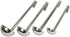 CucinaPrime Set of 4 Stainless Steel Soup Ladle 2 Ounce, 4 Ounce, 6 Ounce, 8 Ounce