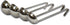 CucinaPrime Set of 4 Stainless Steel Soup Ladle 2 Ounce, 4 Ounce, 6 Ounce, 8 Ounce