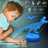 4 PCS 3D Triceratops LED Lamp, Cool 3D Tyrannosaurus Rex Pterosaur Night Light, 16 Color Changing Light, with Remote Control, for Boys Girls and Kids Toys Birthday Xmas Gift, BLUELAMP 5656