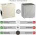 HOUSE AGAIN Double Laundry Hamper with Lid and Removable Laundry Bags, 160L, 2 Section Clothes Hamper with Handles for Bedroom, Bathroom, Laundry Sorting, Large Seperated Clothes Basket (Beige)