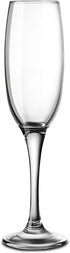 KooK Premium Clear Glass Champagne Flutes, Thin Stem, 7 ounce, Classic Champagne Glasses Pack of 8