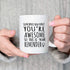 Thank You Gifts, Sometimes You Forget You're Awesome Mug, Birthday Inspirational Gifts for Women, Men, Mom, Coworker, Mothers Day Gifts for Mom, Wife, Sis, Awesome Mug 11Oz