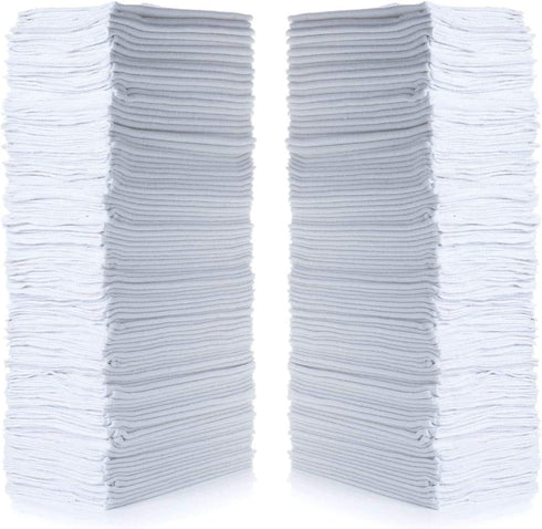Simpli-Magic 79006-100PK Shop Towels 14?x12?, White, 100 Pack