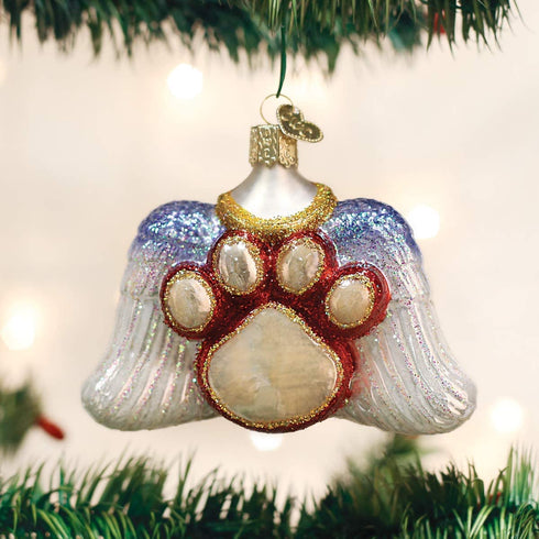 Old World Christmas Lovers Glass Blown Ornaments for Christmas Tree Beloved Pet