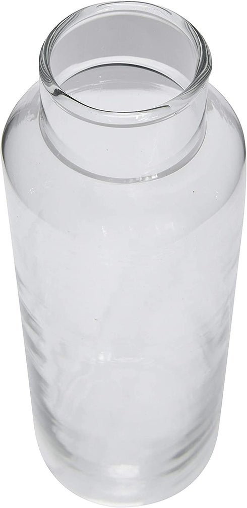 Creative Co-Op Recycled Glass (Set of 2) Decanter, Clear