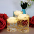ARDUX LED Floating Candles - Flameless Floating Rose Tea Lights Waterproof Flower Wax Candles Battery-Powered for Wedding Centerpieces Pool Party Decoration (Pack of 4, Warm White)