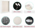 8x10 Shadow Box Display Case for Memorabilia, Pins, Awards, Medals, Tickets and Photos - Wood Shadow Box Frame (1, White)