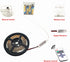 Led Strip Lights Battery Powered with Remote Control?5M / 16.4ft Battery Powered String Light with Led Light Battery Powered Flexible Ribbon Light, 300leds Cool White (White)