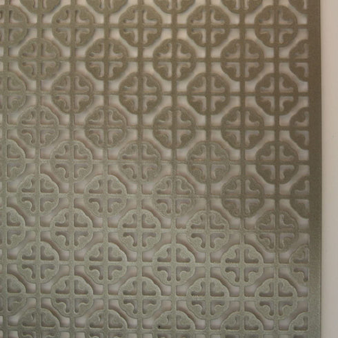 MD Building Products 57005 1-Feet by 2-Feet Satin Nickel Mosaic Aluminum Sheet