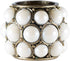 Angel Maya Elegant and Gorgeous Pearl Napkin Rings Set of 6 for Formal or Casual Dining, adds Sophisticated Touch to Your Family Gathering, Dinner Party, Wedding All Other Special Events.