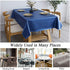 homing Heavy Duty Waterproof Vinyl Tablecloth 52 x 70 Inch Washable Table Clothes for Rectangle Tables, Thick Table Cover for Party, Holiday, Picnic, Outdoors, Royal Blue